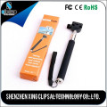 Adjustable clip selfie stick wireless bluetooth for mobilephone